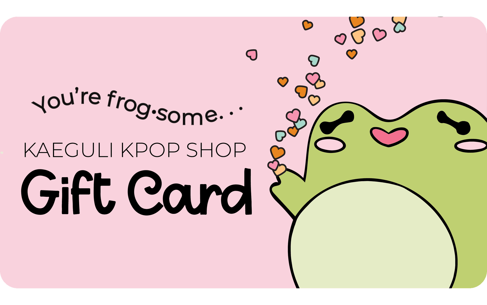 Frog-some Kaeguli gift card